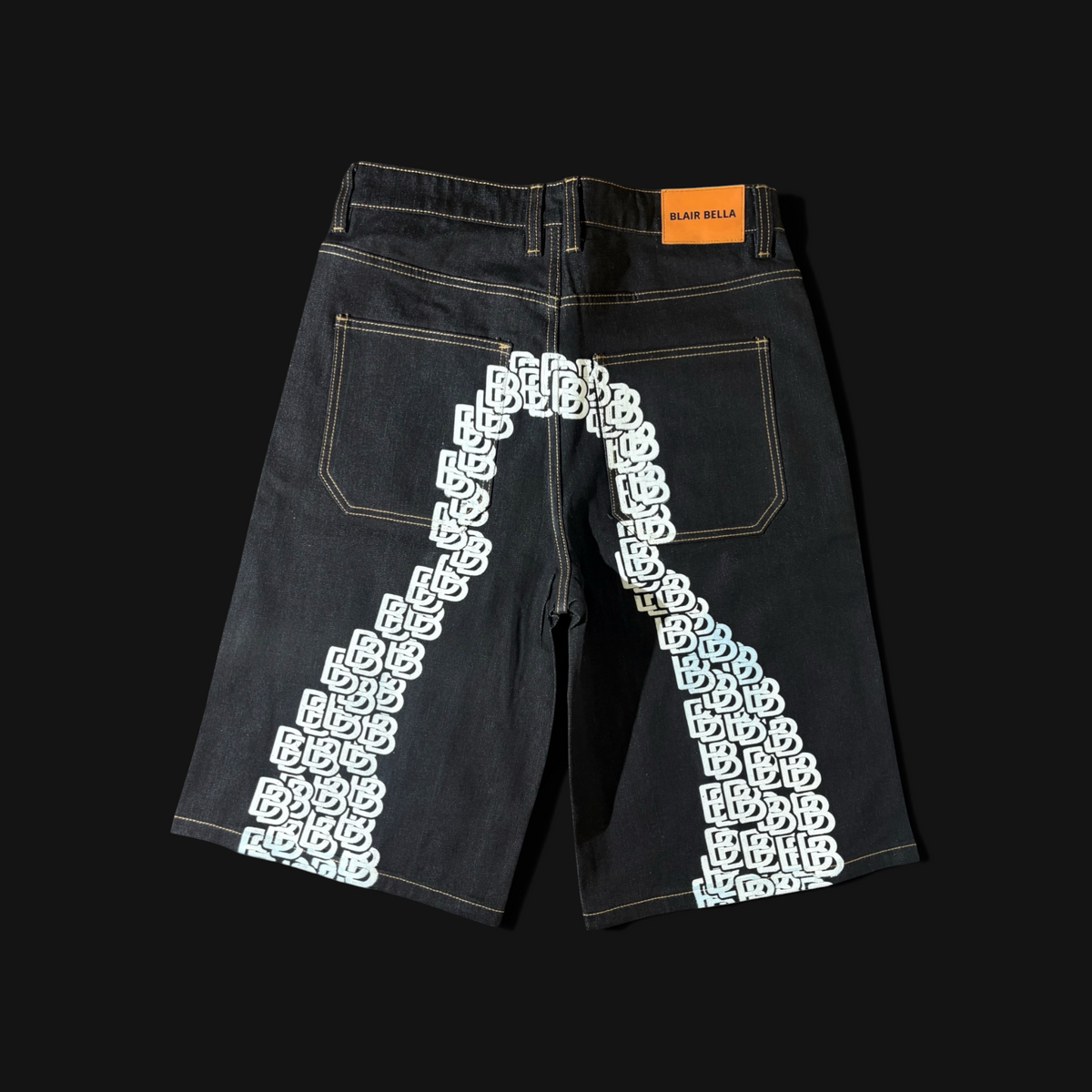 Arch Denim Short in Black