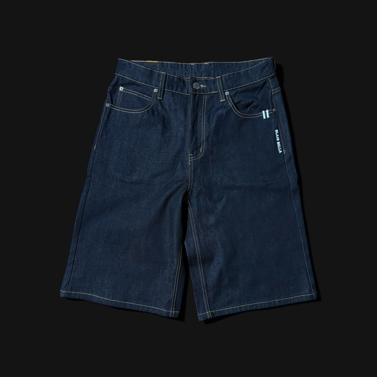 Arch Denim Short in Black