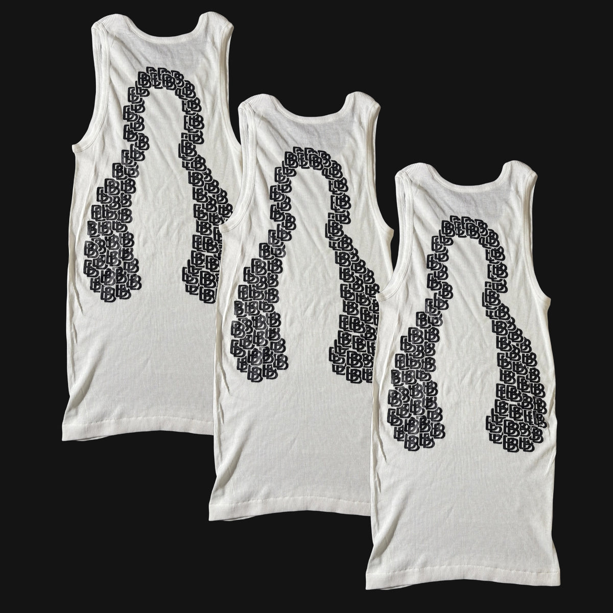 Blair Bella Tank in White, Three Pack
