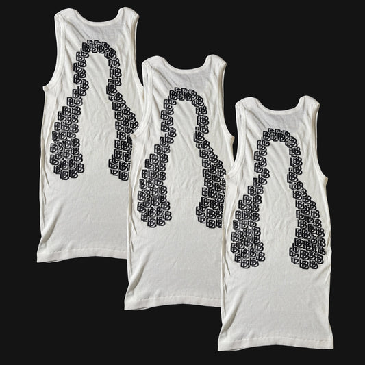 Blair Bella Tank in White, Three Pack