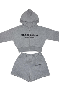 CROP JACKET + SHORTS SET